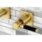 Kingston Brass KS6027DKL Wall Mount Tub Faucet, Brushed Brass KS6027DKL - alternate 5